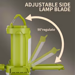 Portable 4 Leaves Camping Lantern,USB Rechargeable,LED Tent Lamp