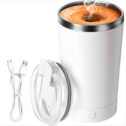 Electric Stirring Coffee Mug,Self Mixing Mug 400ML for Coffee,Milk,A