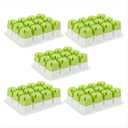 Seedling Trays, Silicone Houseplant Growing Trays, Set of 5