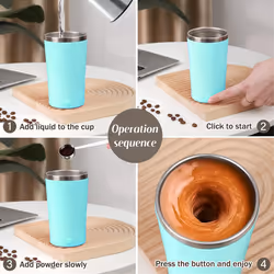 Electric Stirring Coffee Mug,Self Mixing Mug 400ML for Coffee,Milk,B