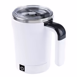 Stainless Steel Coffee Mug - Magnetic Mixer,Electric Stirring Tumbler