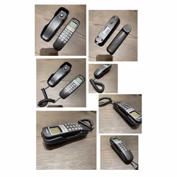 Corded Telephone, Caller ID Display, Wired Landline Phone,White