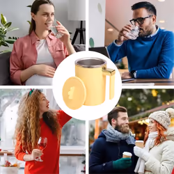 350ml Automatic Stirring Magnetic Mug Model Stirring Coffee Cup
