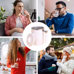 350ml Automatic Stirring Magnetic Mug Model Stirring Coffee Cup