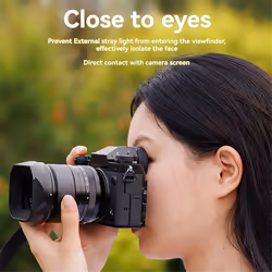 Silicone Round Eyecup Viewfinder for Cameras