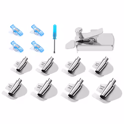 3-10mm 8 Sizes Rolled Hem Presser Foot with Sewing Seam Guide