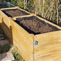 Fabric Liner for Large Veg Trough Outdoor Raised Bed Planter Liner