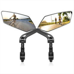 Bicycle Rearview Mirror, Adjustable Rotating Handlebar Mirror