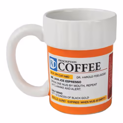Ceramic Coffee Cup, Medicine Bottle Modeling Mug