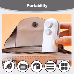 Mini Bag Sealer, 2024 Upgrade TYPE-C Rechargeable Bag Sealer