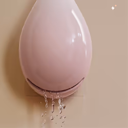 Modern Flexible Silicone Toilet Brush Set,Non-Punching