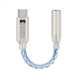 USB Type C to 3.5mm Audio Adapter Digital Audio Decoder Blue