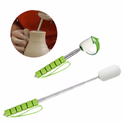 2pcs Telescoping Sponge Stick for Pottery, Sculpture Sponge Holder