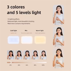 Laptop Selfie Light Clip-on LED Light Black