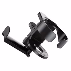 Portable 2 in 1 Desk Cup Holder Adjustable Non Slip Headphone Holder