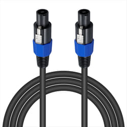Speakon Cable 6ft Professional 18Guage Male to Male Audio Cord