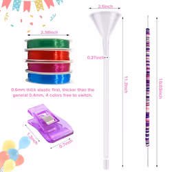 2Pcs Beading Funnel-Clay Beads Bracelet Making Kit