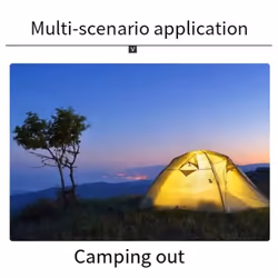 300W Portable Lantern Bulb Camping Light USB Rechargeable LED Bulb