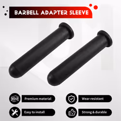 2Pcs Barbell Adapter Sleeve Barbell Weight Plat Adapter Sleeve
