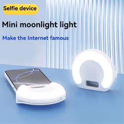 Ringlight Selfie Light Clip on Light for Mobile Phone Light B