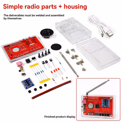 DIY Electronic Kit FM Radio Production Kit Circuit Board