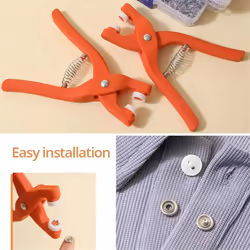 Snap Button Kit with Manual Press Pliers Metal Snap Buttons
