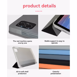 PU Case for M50 Pro 10.1 Inch Ultra Thin Tablet Case Stand,B