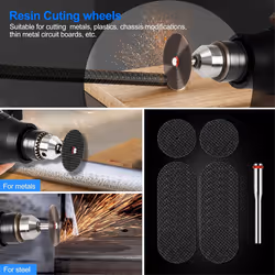 Cutting Wheel Kit for Rotary Tools, for Cutting Wood,