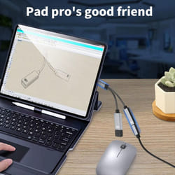 2 in 1 USB C OTG Charging Adapter Cable for B