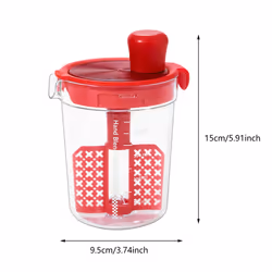 Manual Salad Dressing Mixer with Egg Separator B