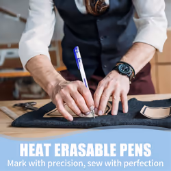 Heat Erasable Pens for Fabric with 64 Refills, Fabric Marking Pens