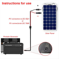 DC5521 Solar System Energy Storage Battery Solar Connector
