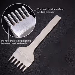 1 Set Basic Leather Diamond Chisel Punch Iron Punch Tool