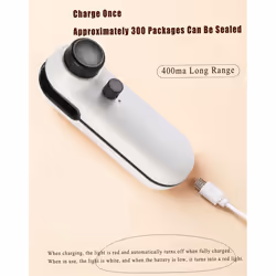 Mini Bag Sealer Handheld Heat Vacuum Sealer 2-in-1 Bag Sealer Cutter