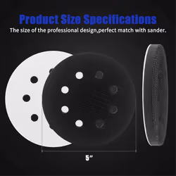 4 Pack Foam Sanding Pads for Orbital Sander