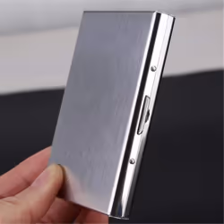 Slim Metal Credit ID Card Business Card Holder,ID Card Clip A