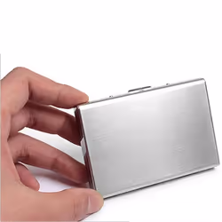 Slim Metal Credit ID Card Business Card Holder,ID Card Clip A