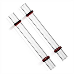 2Pcs Polymer Clay Roller Tools Acrylic Round Tube Roller
