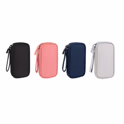Portable Cable Organizer Waterproof Storage Bag Gray