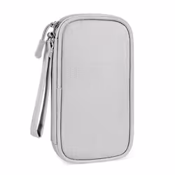 Portable Cable Organizer Waterproof Storage Bag Gray