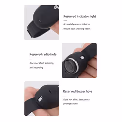 Hand Wrist Band Strap for GO 3 GO 3S Ports Camera Black