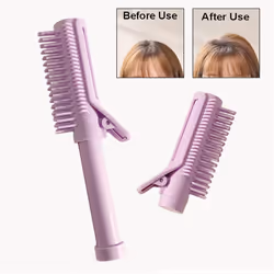 Hair Root Clips for Styling - Retractable 2-in-1 Curling Comb,
