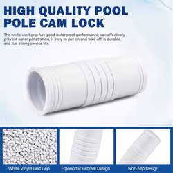 2 Pcs Pool Pole Handle Grip Replacement, Hand Grip 25mm