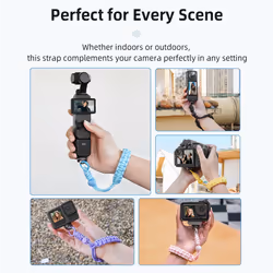 For 3 Wrist Lanyard Anti-Lost Hand Strap Blue