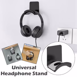 Headphone Stand Wall-Mounted Headphone Stand Under the Table