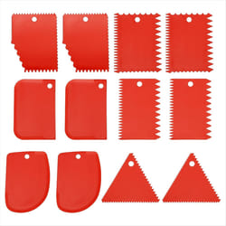 12 Pcs Plastic Clay, 2 Set Pottery Tools Soft Carving Scraper Kit D