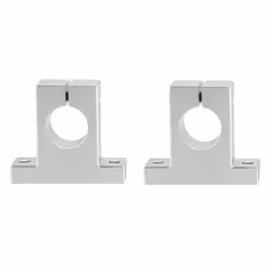 2 Pcs Linear Motion Rail Clamping Rod Rail Coupling Mount SK16 16mm