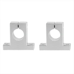 2 Pcs Linear Motion Rail Clamping Rod Rail Coupling Mount SK16 16mm