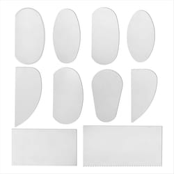 10Pcs Pottery Scraper Tool, Stainless Steel Pottery Serrated Tool