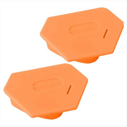 Multifucntional Seam Guide Hemmer Guide with Scale Orange 2PCS